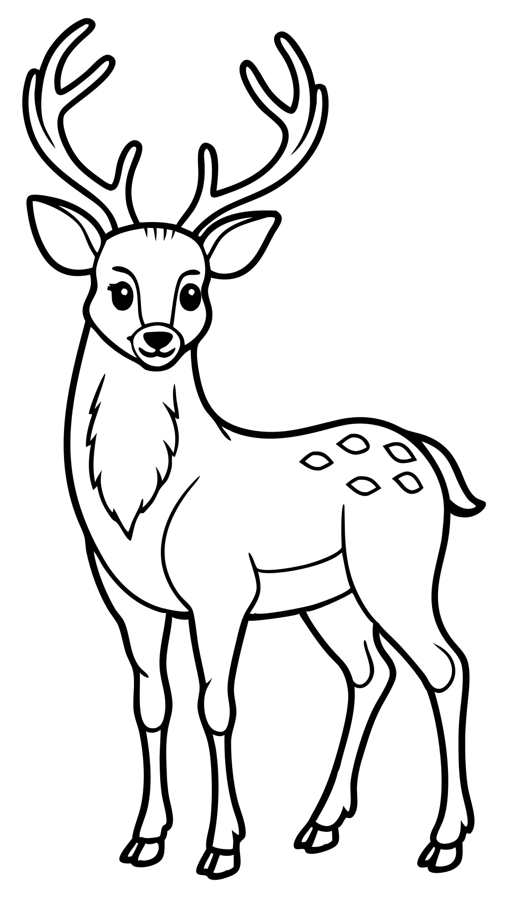 free coloring pages of deer